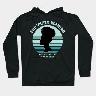 End Victim Blaming: It's Not Their Fault (Sexual Assault Awareness) Hoodie